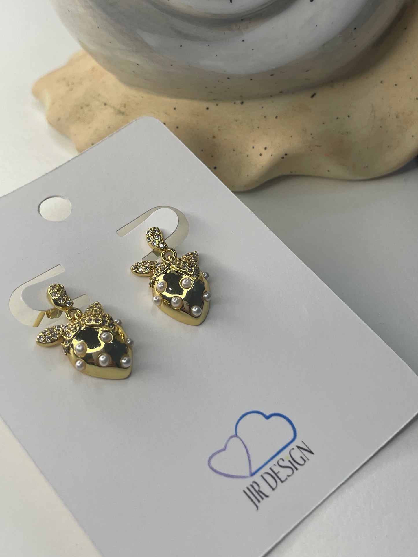 Strawberry earrings