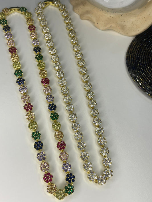 Flower Diamonds choker