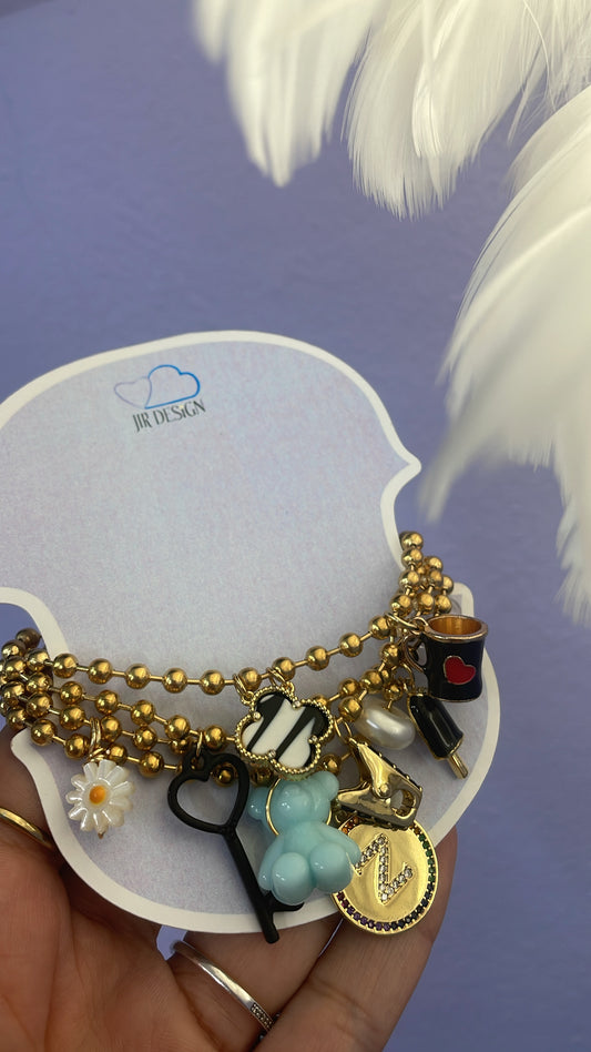 Set de pulceras 🧸☕️🌼