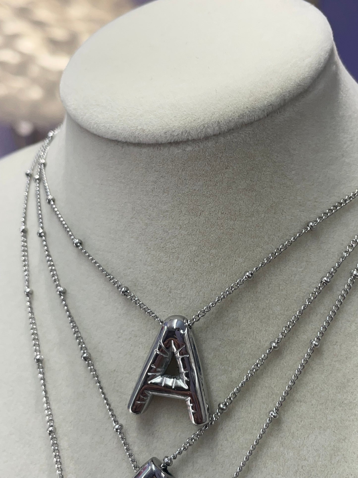 INICIAL SILVER BUBBLES