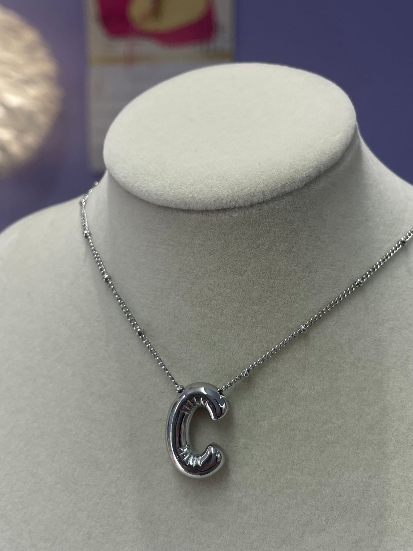 INICIAL SILVER BUBBLES