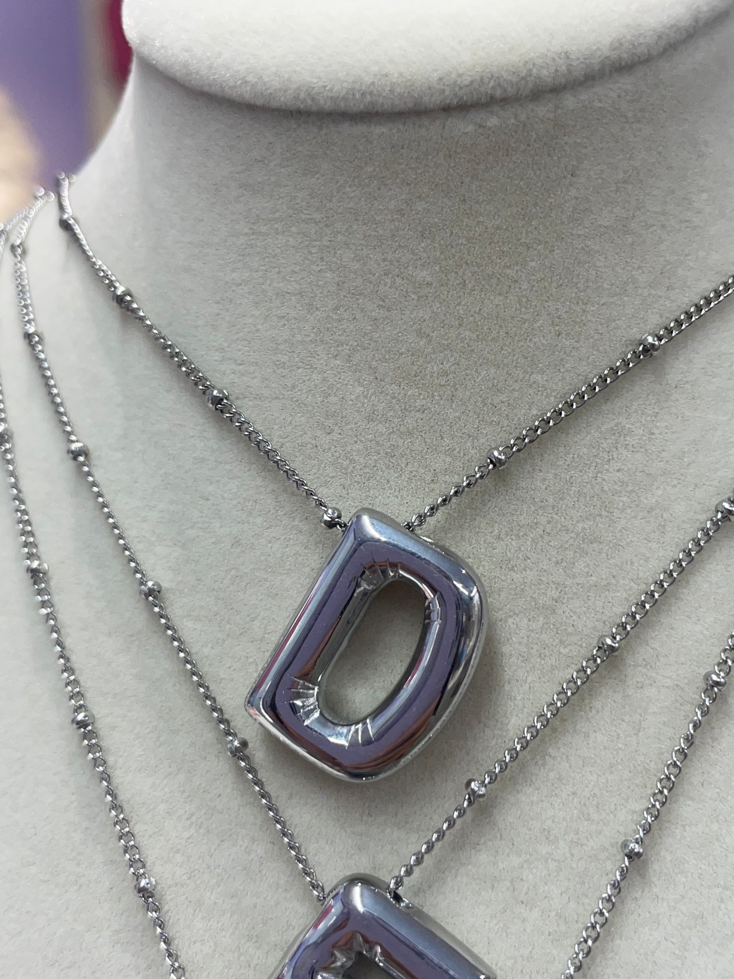 INICIAL SILVER BUBBLES