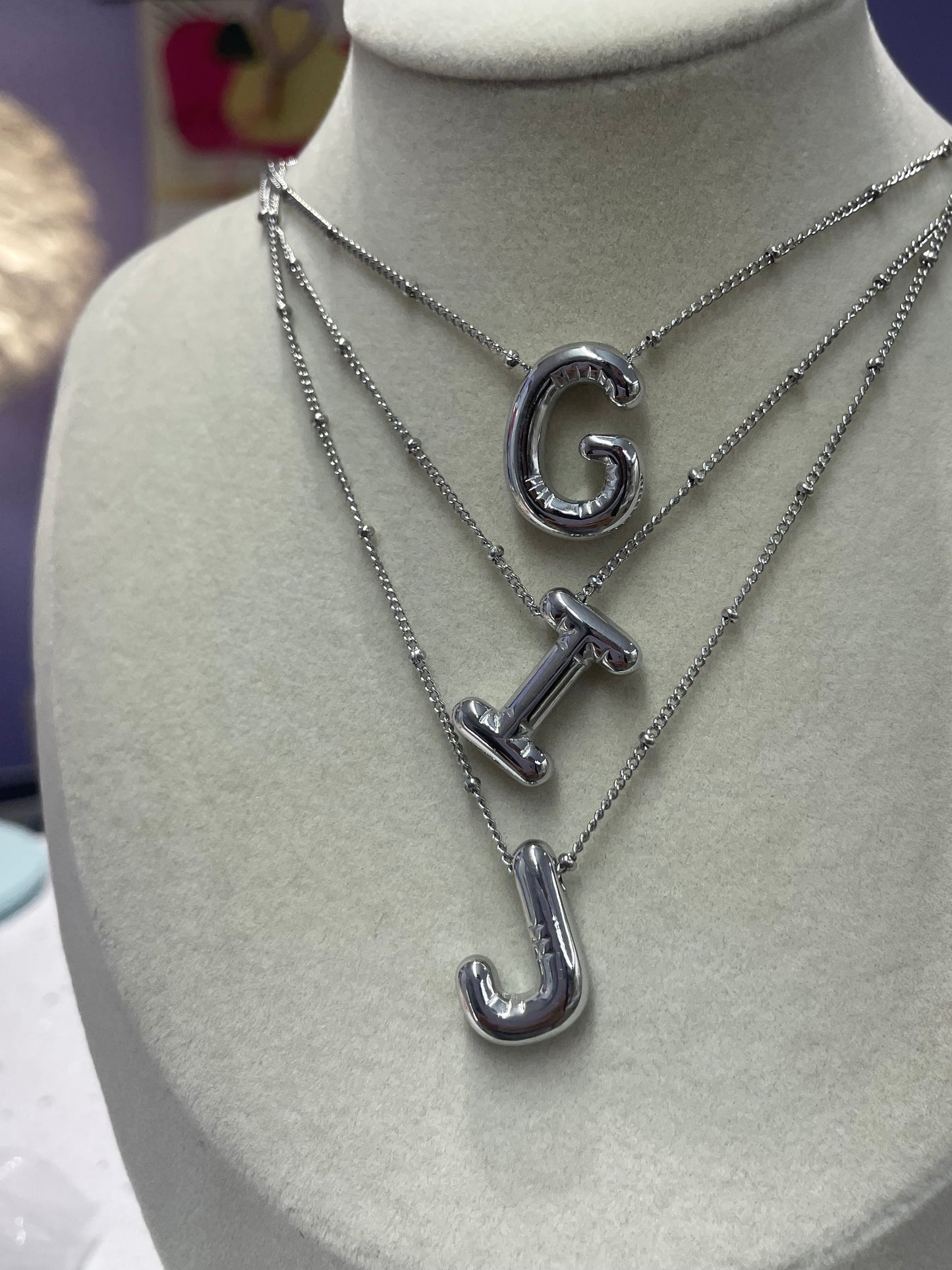 INICIAL SILVER BUBBLES