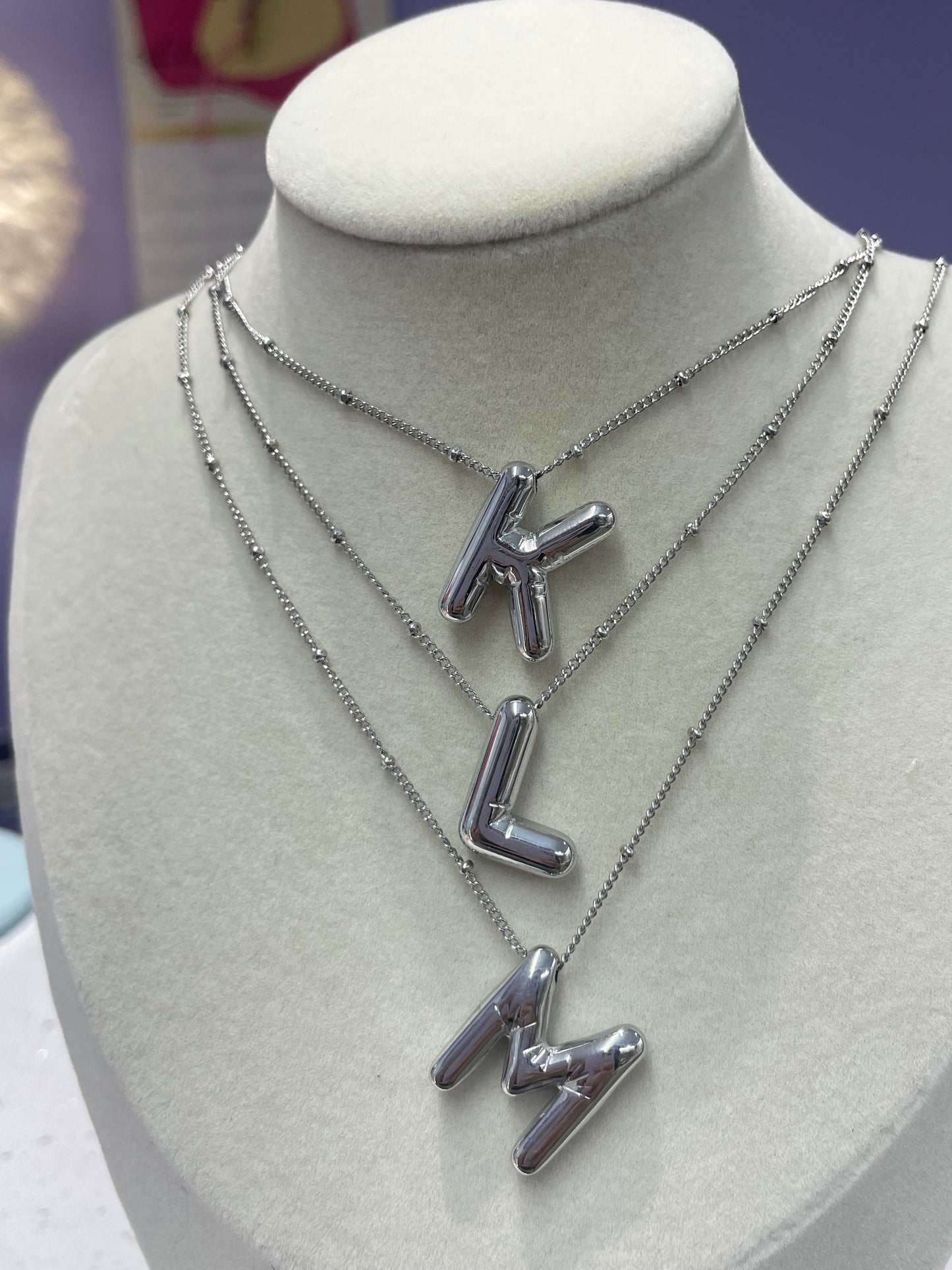 INICIAL SILVER BUBBLES