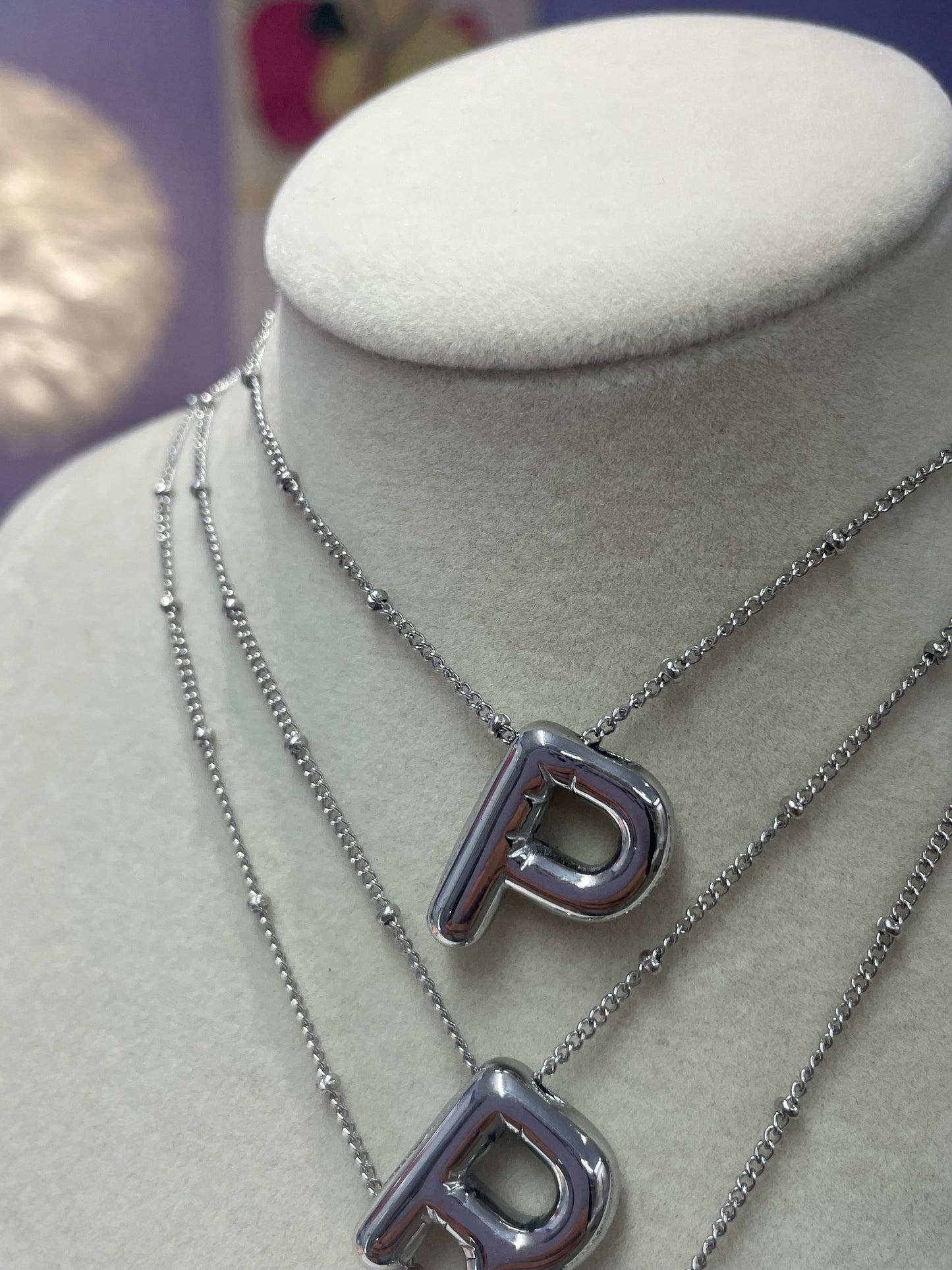 INICIAL SILVER BUBBLES