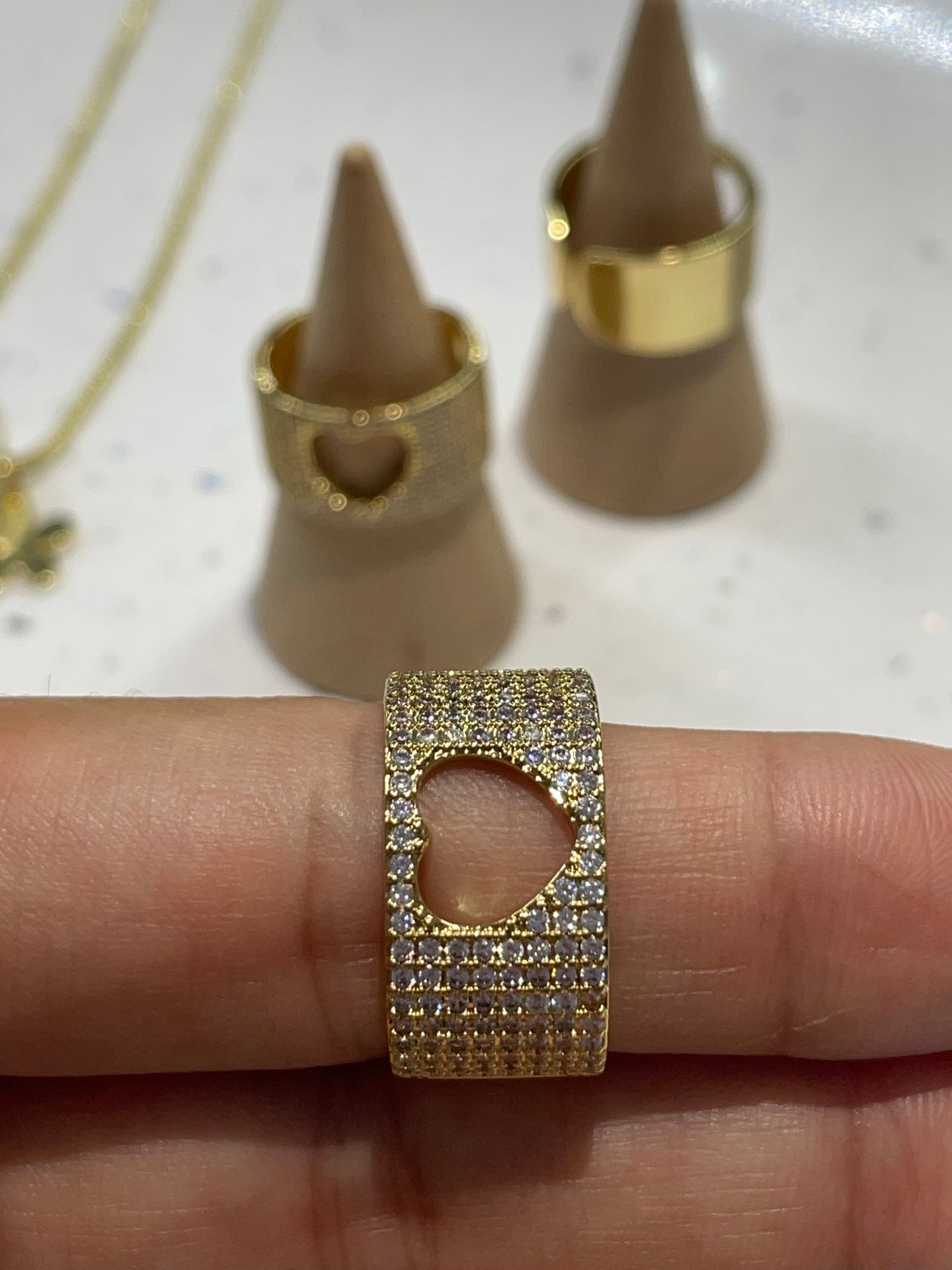 Corazón ANILLO ANCHO