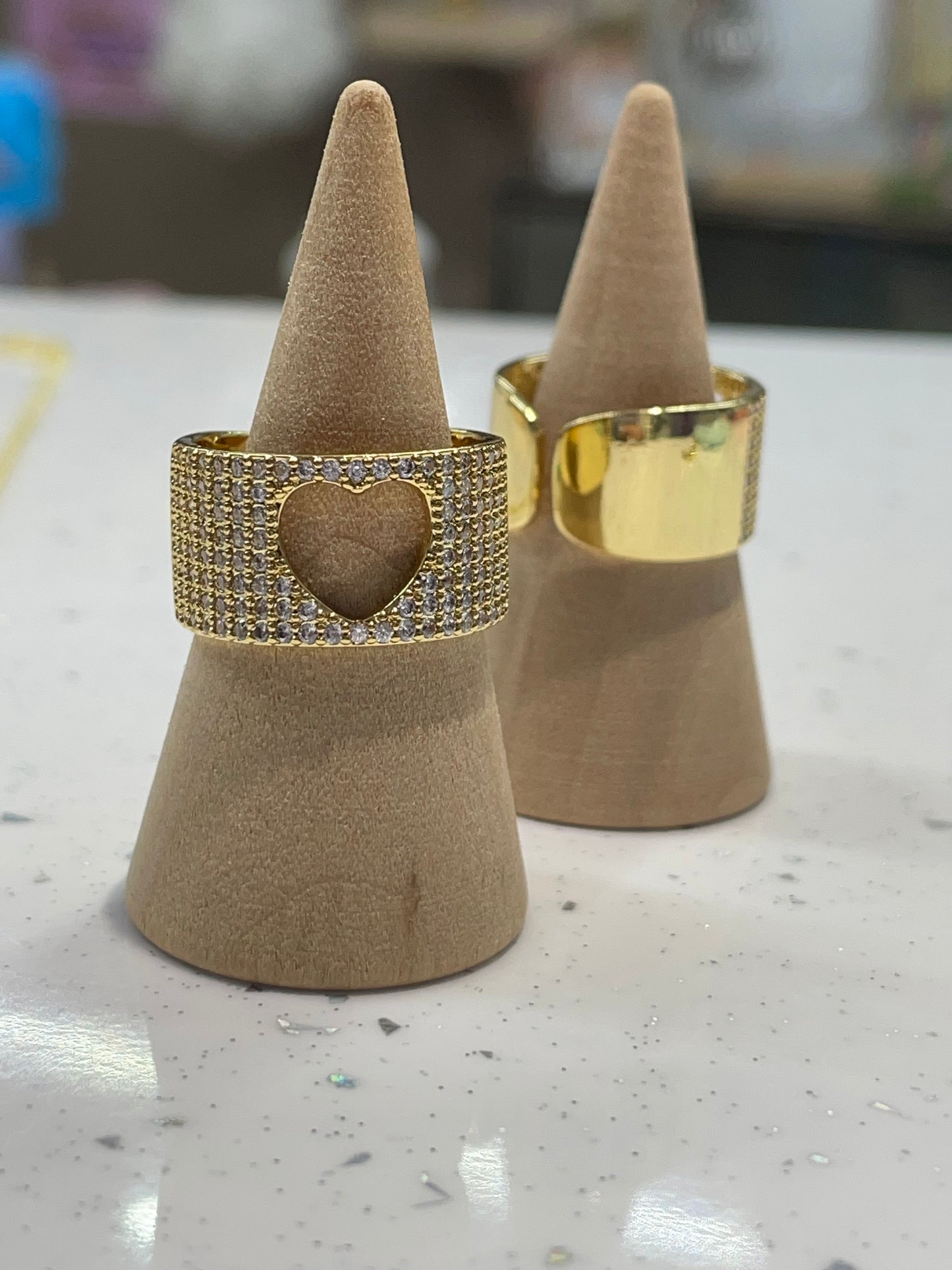 Corazón ANILLO ANCHO