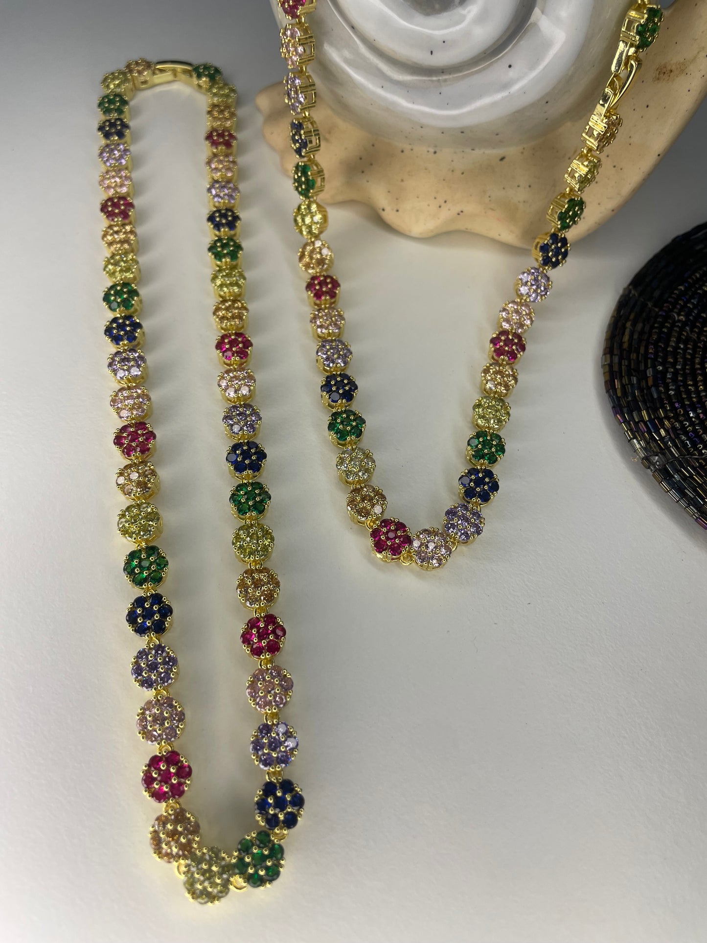 Flower Diamonds choker