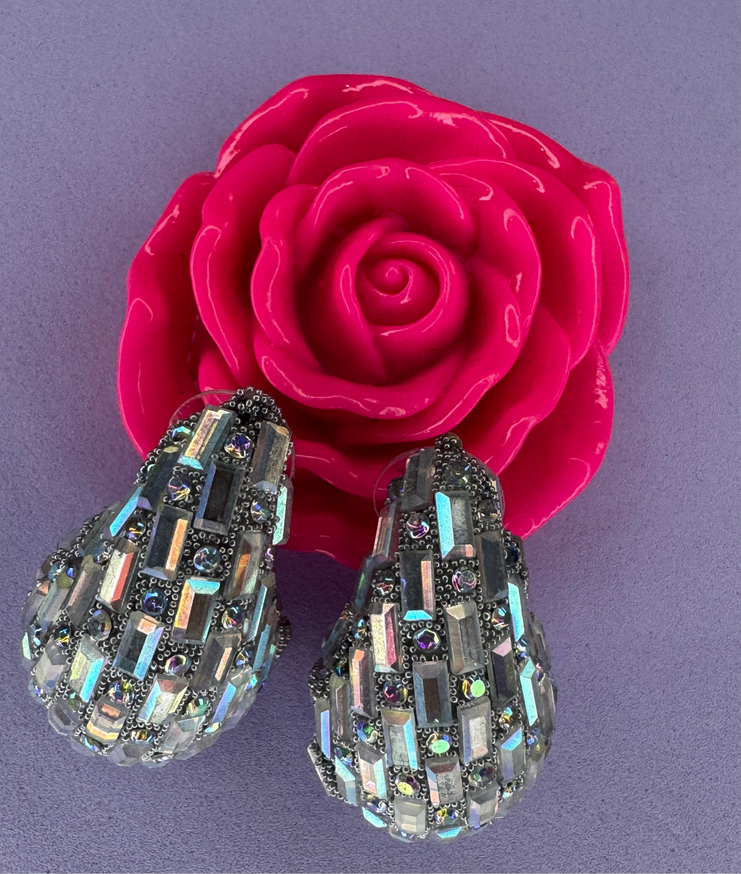 Hoops silver tornasol