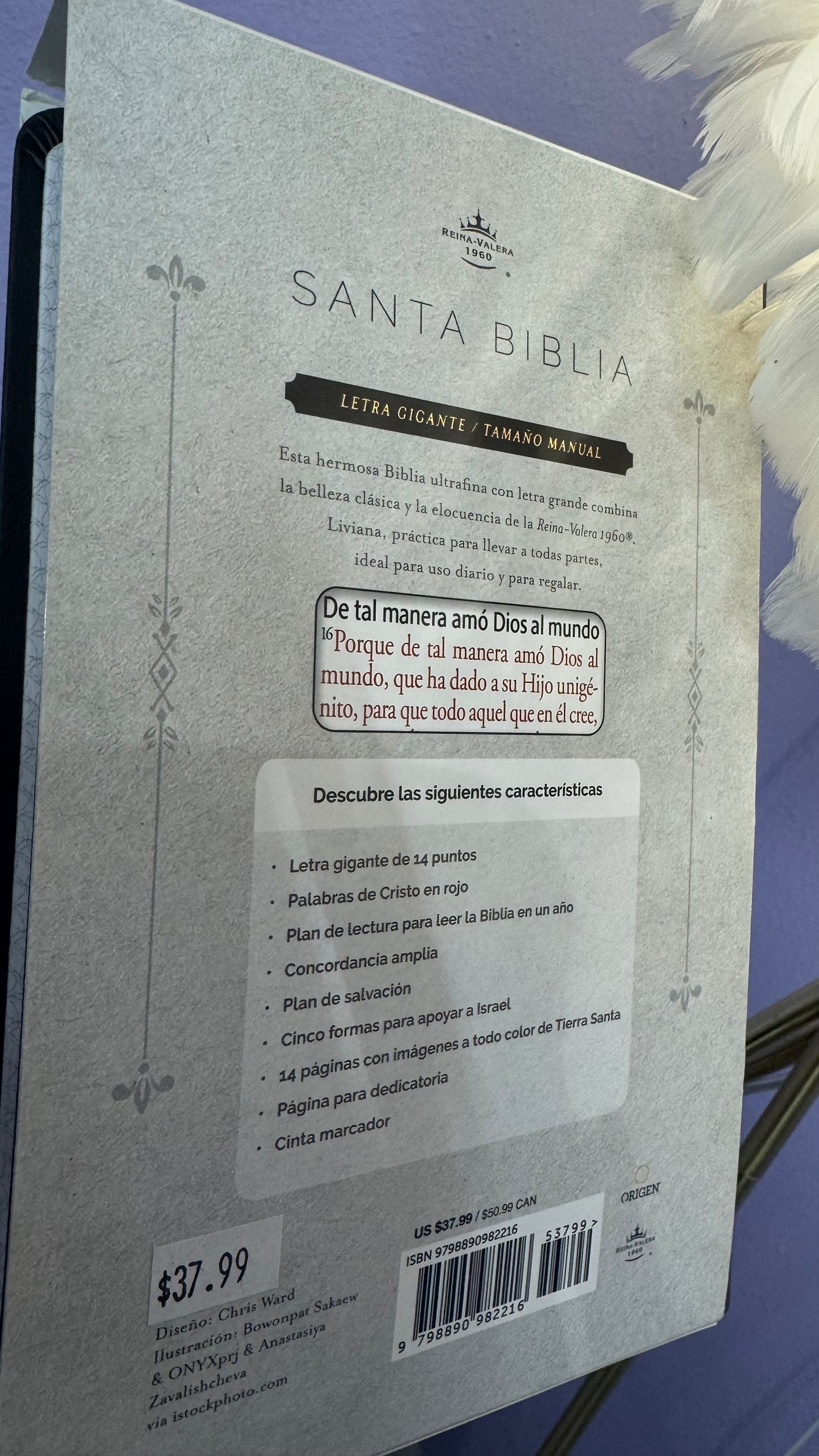 Biblia letra grande tamaño manual