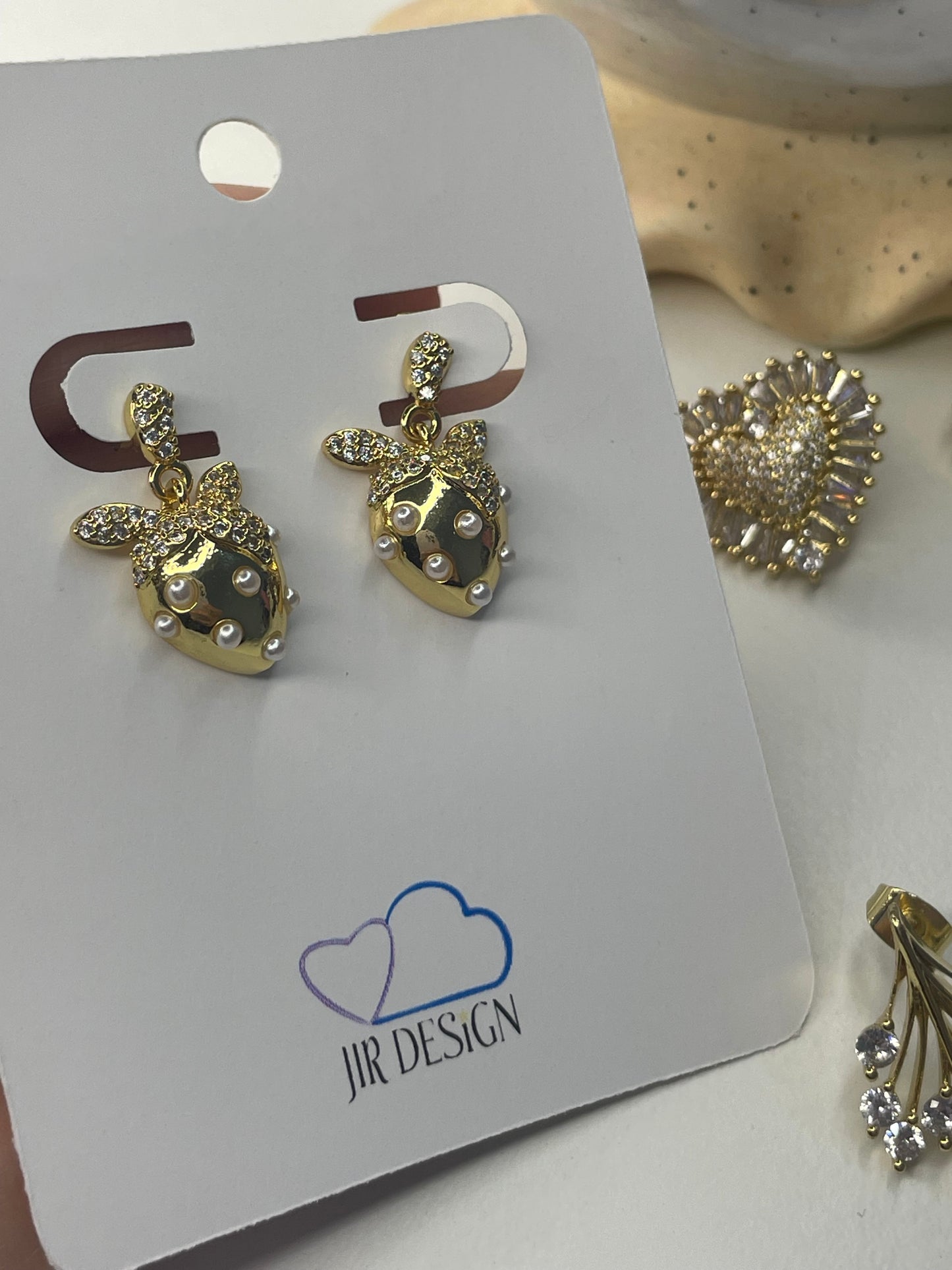 Strawberry earrings